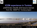 ICZM experiences and the case study of the SMAP III