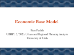 Economic Base Model - University of Utah