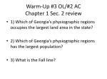 Warm-Up #2 OL Chapter 1 Sec. 2 review