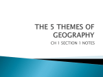 PPT-Five Themes of Geography