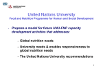 Change and Continuity the United Nations University State