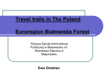 Travel trails in the Poland