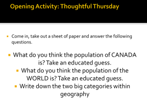 The Five Themes of Geography