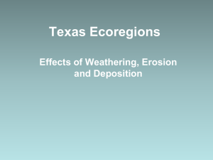 Texas Ecoregions - Gorzycki Middle School