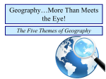 The Five Themes of Geography