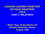 lessons learned from past notable disasters. chile. part 5