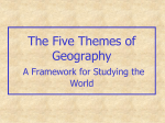 5 Themes of Geography PowerPoint