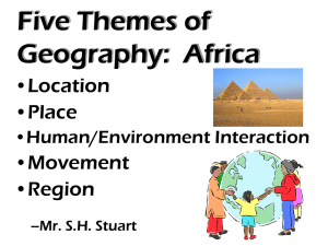 Five Themes of Geography