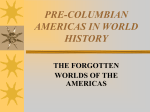 LATIN AMERICA IN WORLD HISTORY