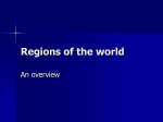 Regions of the world