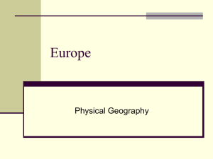 Europe Physical Geogrpahy 10