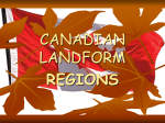 Canadian Landform Regions