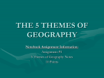 5 Themes of Geography - Davis School District