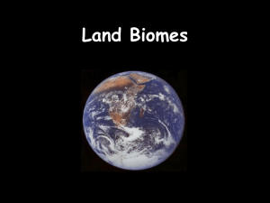 land biomes powerpoint