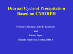 Percent Precipitation: Diurnal Cycle DJF 2002-03