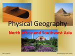 Physical Features of North Africa and Southwest Asia