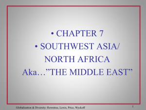 Chapter 7: Southwest Asia and North Africa