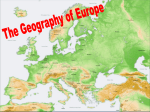 Geography of Europe PowerPoint