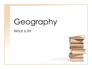 Geography - Humble ISD