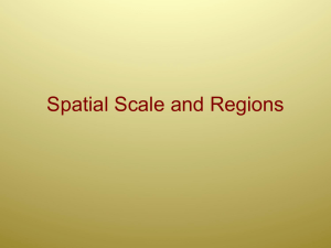 Spatial Scale & Regions PPT