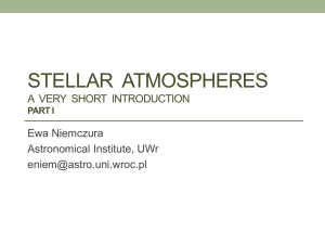 Stellar Atmospheres