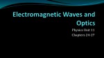 11-Electromagnetic Waves and Optics