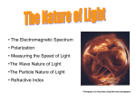 The Nature of Light (PowerPoint)