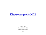 MExxxElectromagnetic NDE - University of Cincinnati