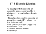 17-6 Electric Dipoles
