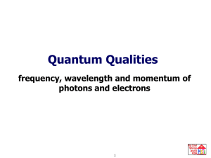 Quantum Qualities - University of South Florida