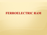 FERROELECTRIC RAM