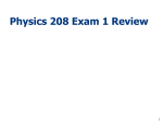 Exam Review I