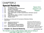 CHAPTER 2: Special Theory of Relativity