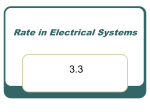 Rate in Electrical Systems