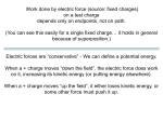 Work done by electric force (source: fixed charges) on a test charge
