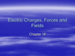 Electric Charges, Forces and Fields