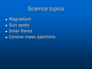 Science of Sun activity