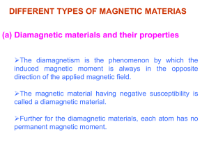classification of magnetic mate