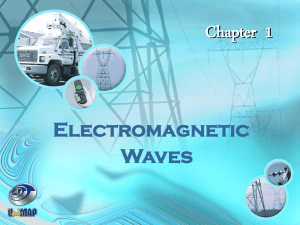 Chap1 - Electromagnetic Waves