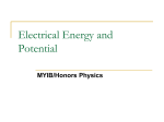 NOTES MYIB Electric Potential