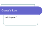 EQUIVALENT Gauss`s Law