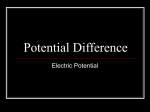 potential difference