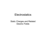 Electrostatics - seniorphysicscranson