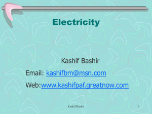 Int. to Basic Electronics - Kashif Bashir