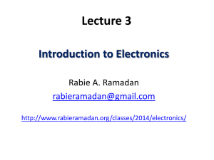 Lecture 4 - Rabie A. Ramadan