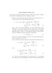 Physics 880.06: Problem Set 7