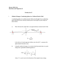 Physics PHYS 354 Electricity and Magnetism II  Problem Set #2