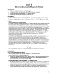 LAB 9 Electron Beams in Magnetic Fields