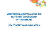 Monitoring Evaluating: key concepts and indicators  – FAO