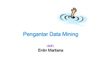 Minggu 1 Pengantar Data Mining